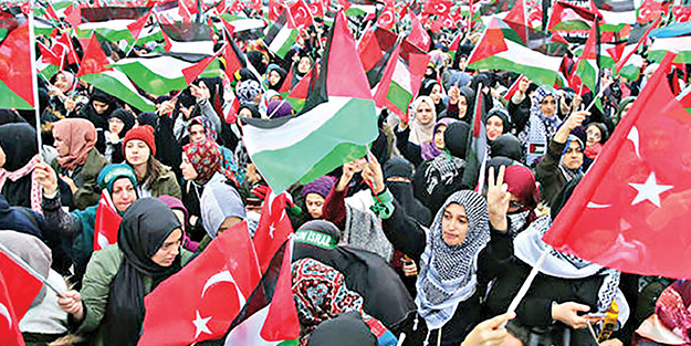 Bugün meydanlara iniyoruz! Türkiye Kudüs için tek yürek