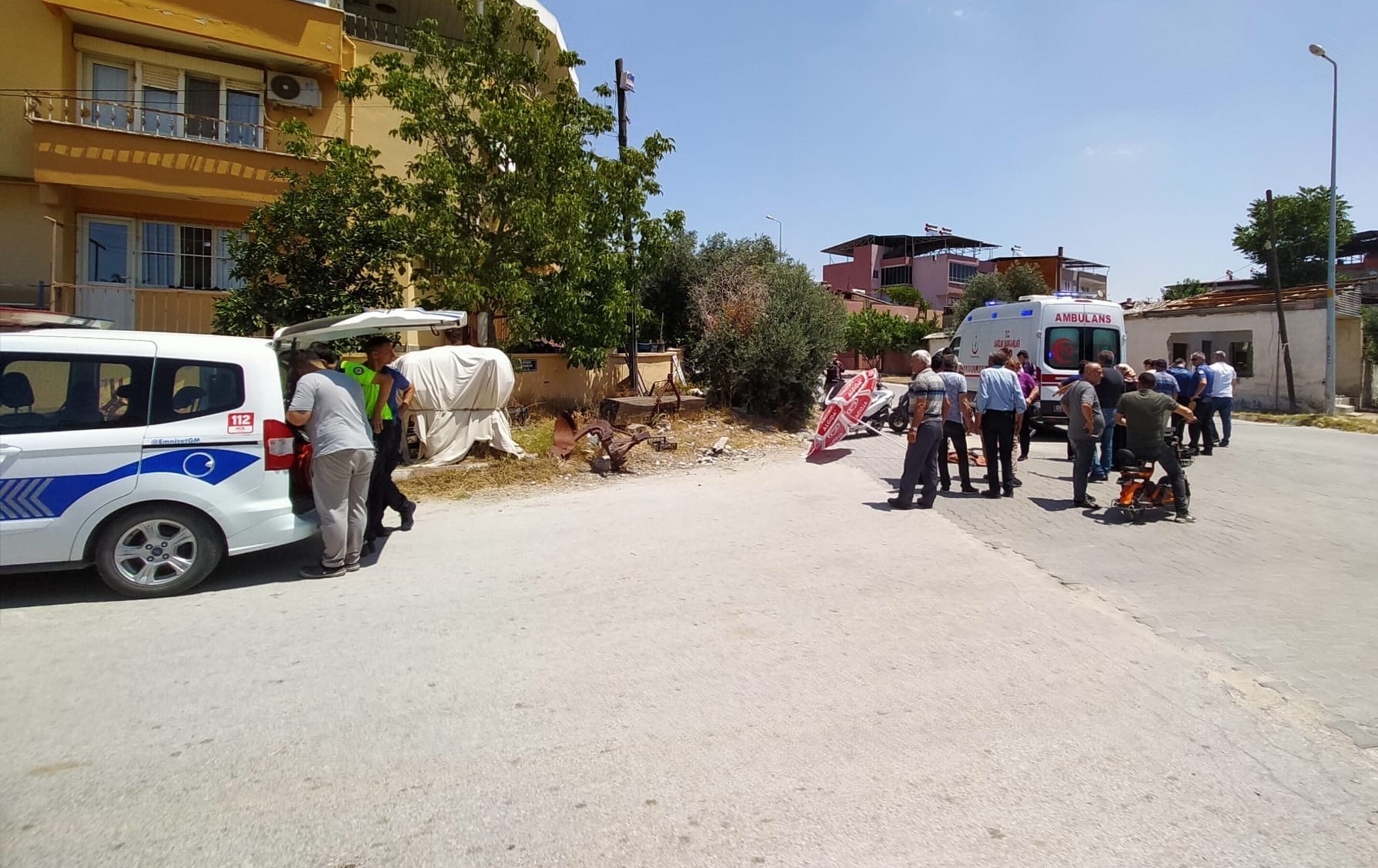 Buharkent'te trafik kazası: 1 yaralı