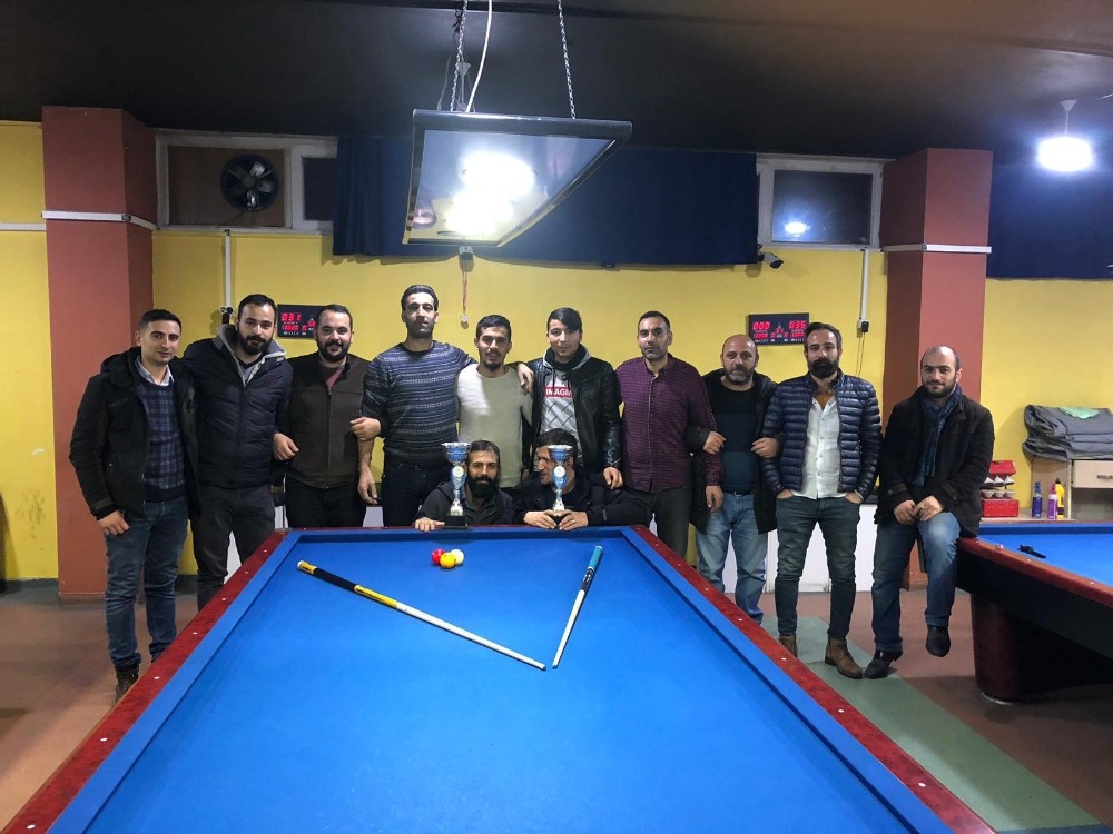 Bulanık’ta ‘3 Bant Bilardo Turnuvası’ sona erdi 