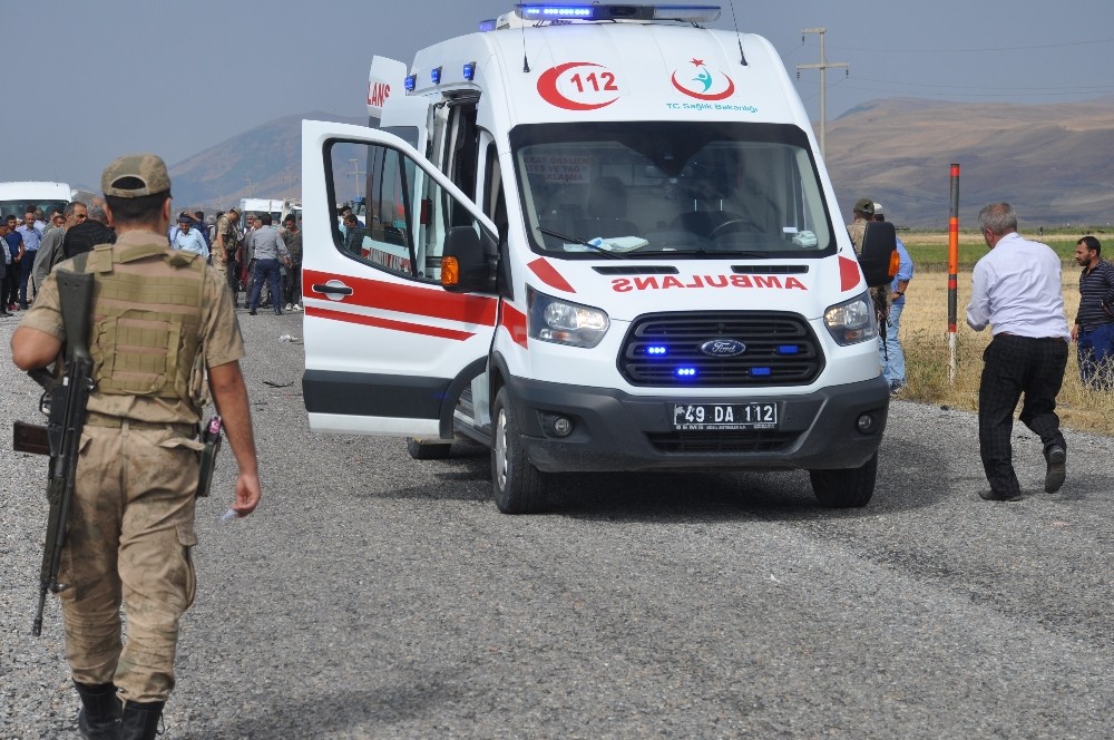 Bulanık’ta trafik kazası: 1 ölü 
