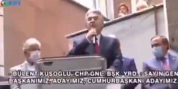Bülent Kuşoğlu CHP'nin Cumhurbaşkanı adayını açıkladı