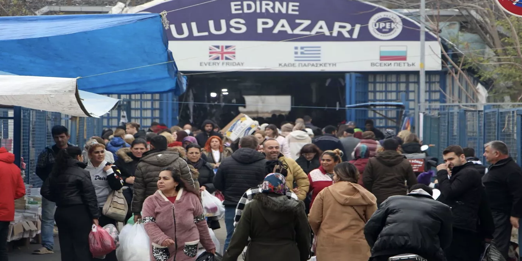 Bulgarlardan Edirne'ye yılbaşı akını: 'Gördükleri her şeyi satın alıyorlar'