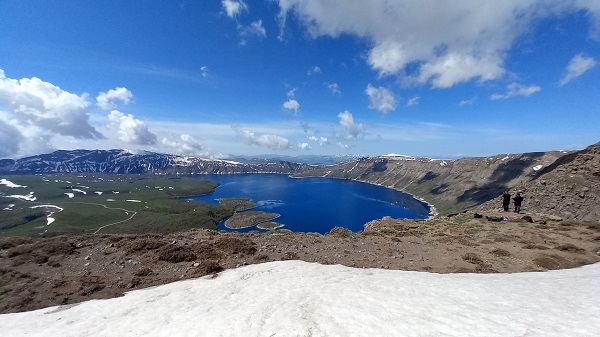 Bulut geçişi böyle görüntülendi! İşte görsel şölen