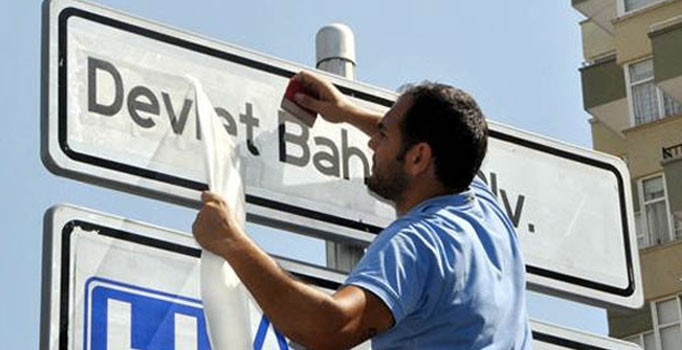 Bulvara verilen Devlet Bahçeli ismi değişiyor