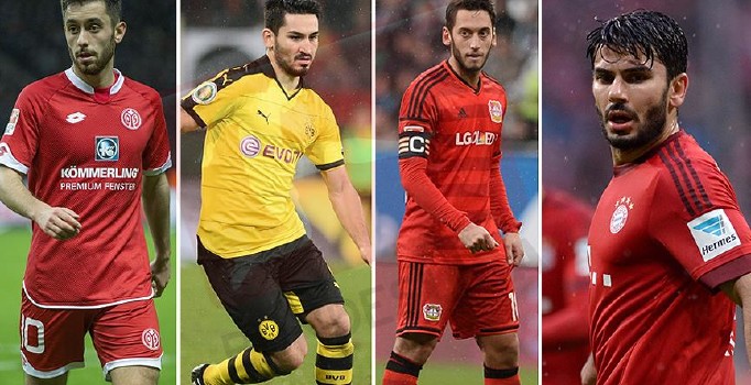 Bundesliga'nın Türk kökenli oyuncuları