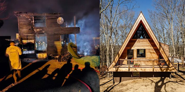 Bungalov evde konaklıyordu, çıkan yangında hayatını kaybetti!