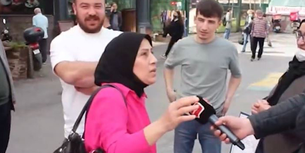 Bunlarda düşünceye saygı da yok! ‘İnadına Erdoğan' diyen kadına laikçi saldırı