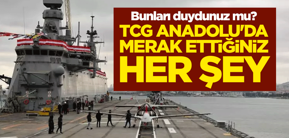 Bunları duydunuz mu? TCG Anadolu'da merak ettiğiniz her şey