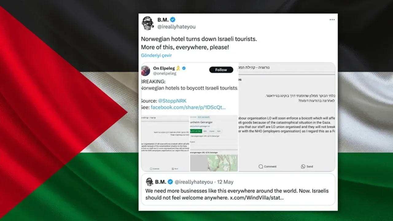 Bunu Türkiye'de yapanı sekülerler linç eder! Norveç'te İsrailli turist otele alınmadı