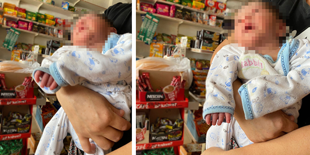 Bunu yapan insan olamaz! 10 günlük bebeği...