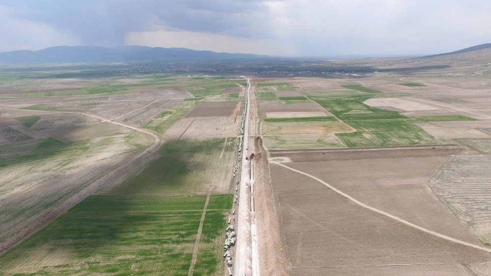 Bünyan-Sarıoğlan Ve Elbaşı-Karatay sulama projeleri devam ediyor 