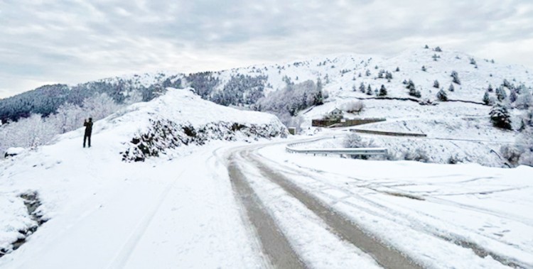 Burası İstanbul'un hemen yanı başı: Kış lastiklerinizi kesinlikle takın
