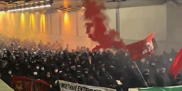 Burası İsviçre!.. Polisle göstericiler çatıştı