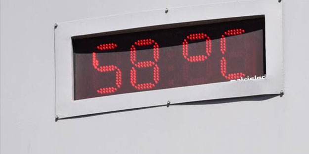 Burası Türkiye! Termometreler 58 dereceyi gördü