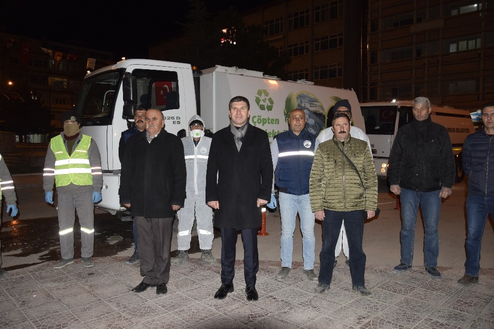 Burdur Belediyesinden Korona virüs önlemi 