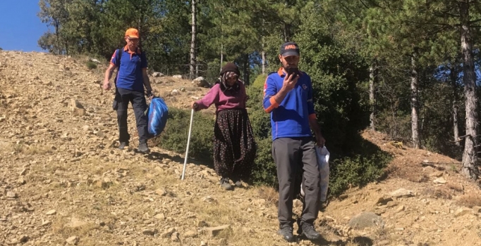 Burdur'da kayıp kadın, ormanda bulundu