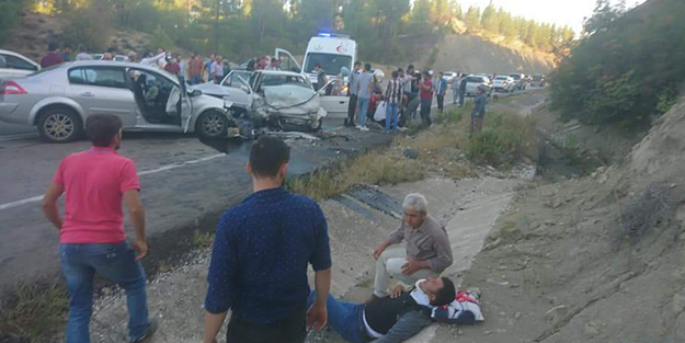 Burdur'daki trafik kazasında 7 kişi yaralandı