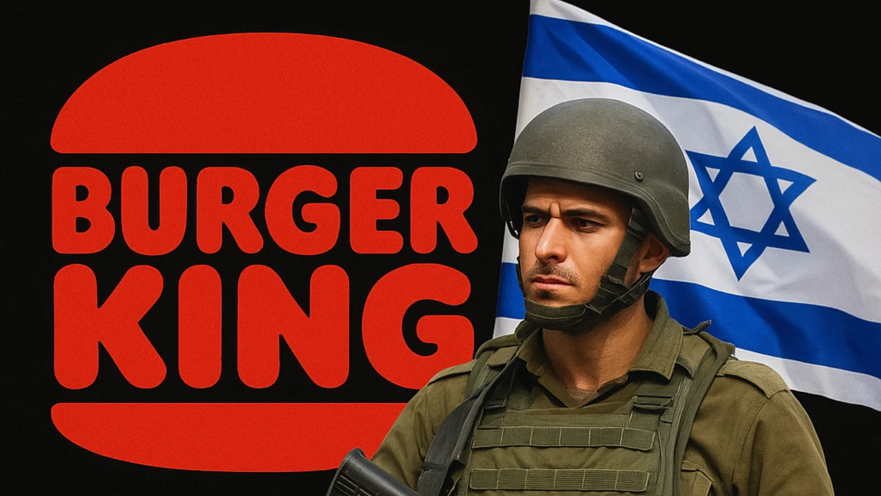 Burger King, katil İsrail ordusunu besliyor!
