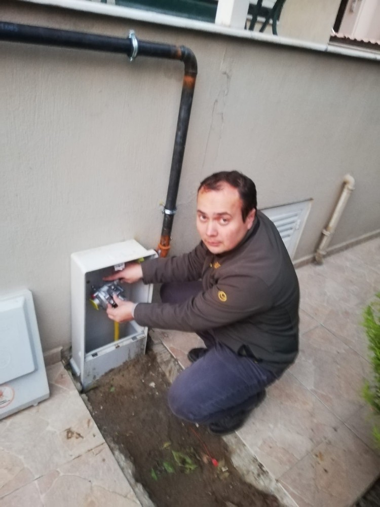 Burhaniye’de doğalgaz sevinci 