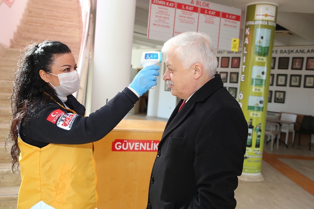 Burhaniye’de kriz masası kuruldu 