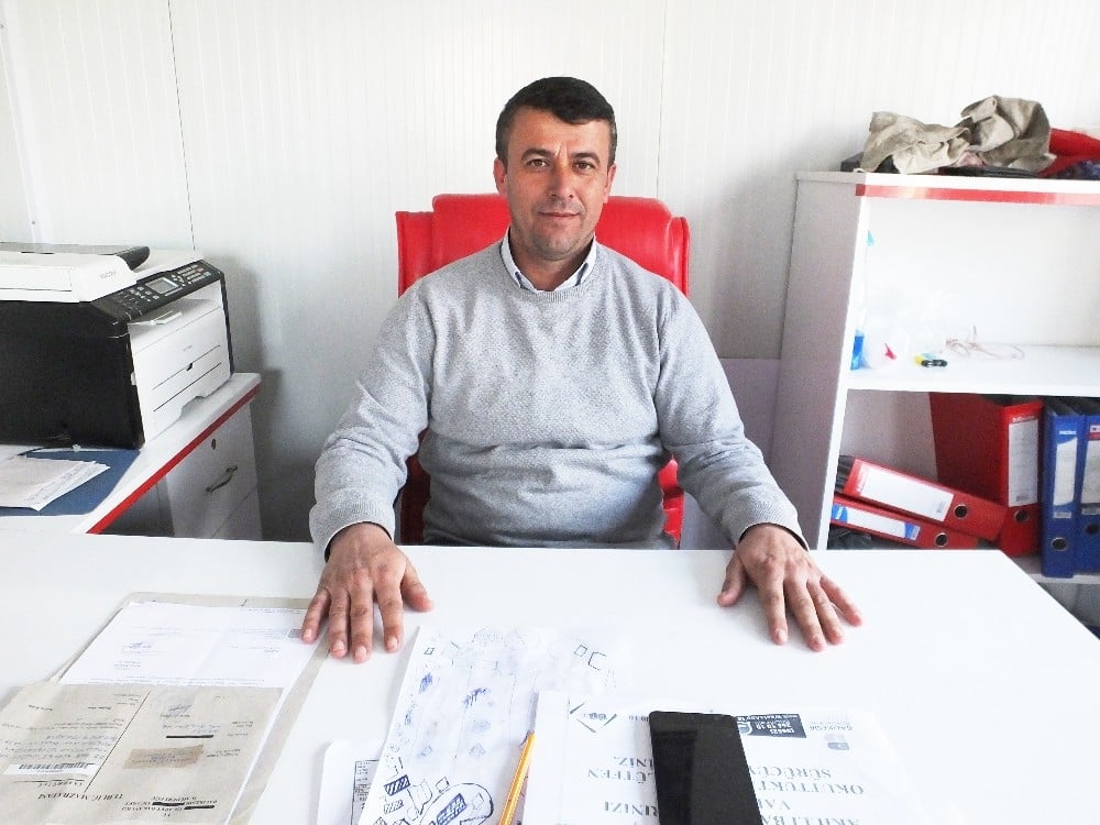 Burhaniyeli minibüsçüler için yaptırılan yeni büro hizmete girdi 