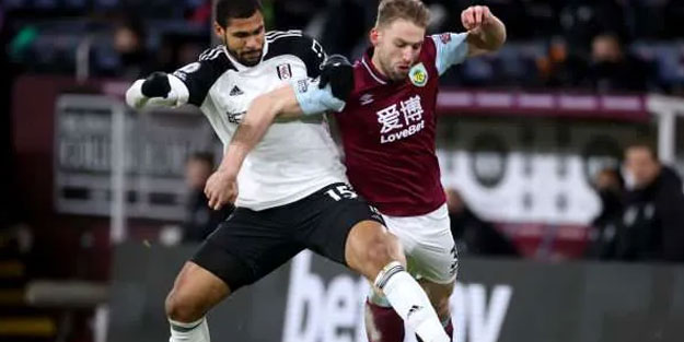Burnley ile Fulham berabere kaldı