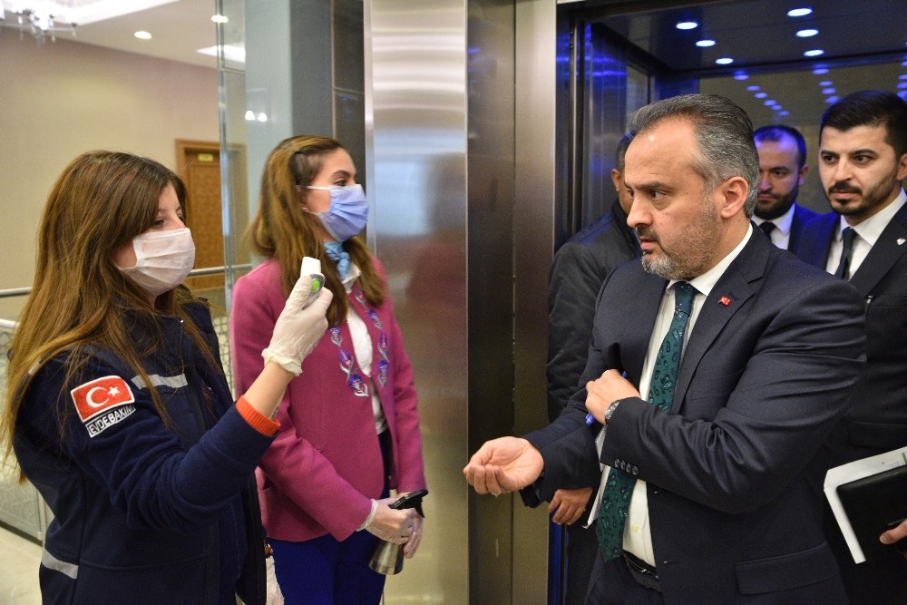 Bursa Büyükşehir meclisinde üst düzey korona önlemi 