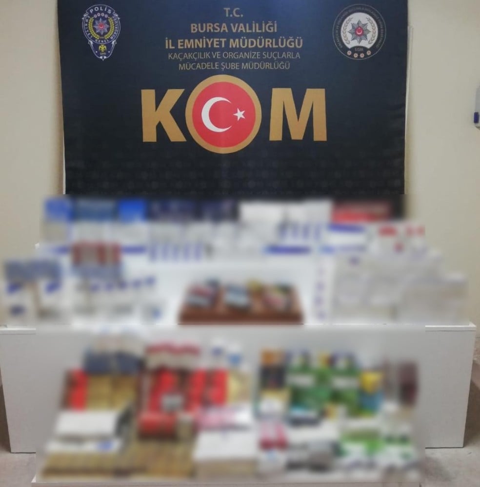 Bursa Emniyeti kaçak sigara tacirlerine göz açtırmıyor 