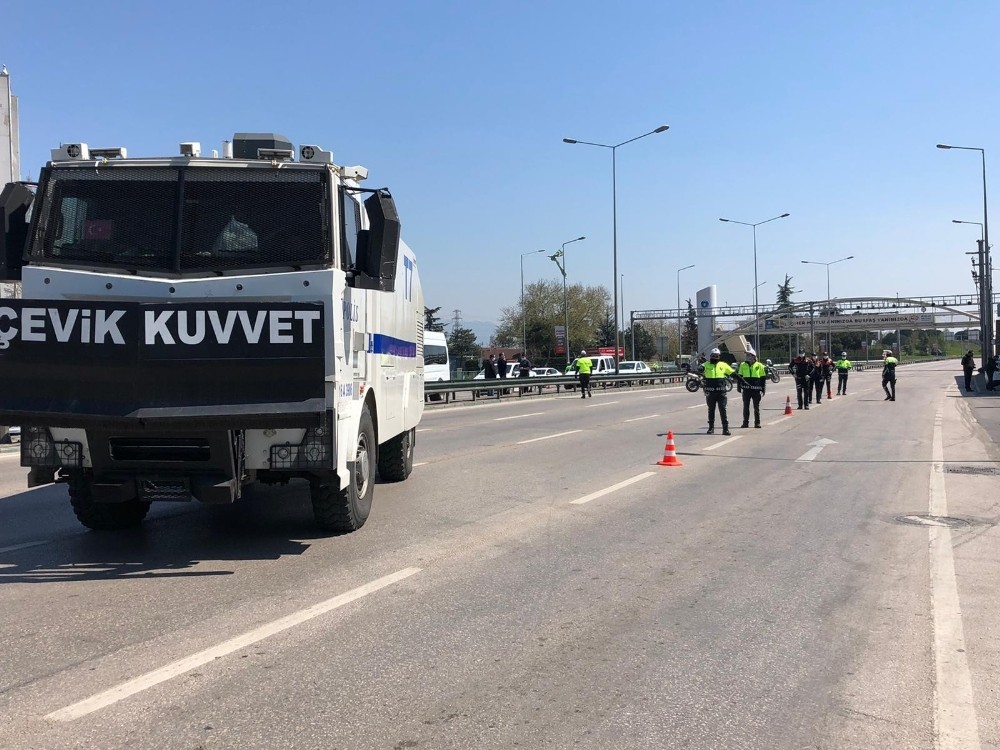 Bursa’da 4 günlük kısıtlama bilançosu 