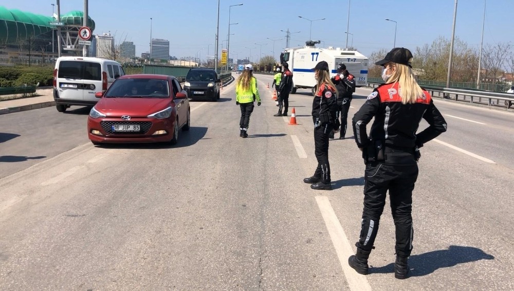 Bursa’da 72 saatlik kısıtlama bilançosu 