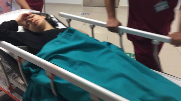 Bursa'da acil servisin önünde doğum yaptı