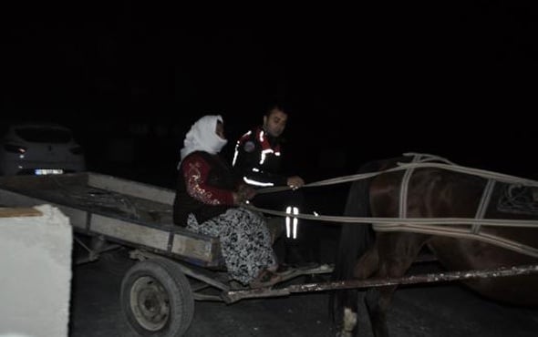 Bursa'da at arabasıyla hırsızlık yapan kadına gözaltı!