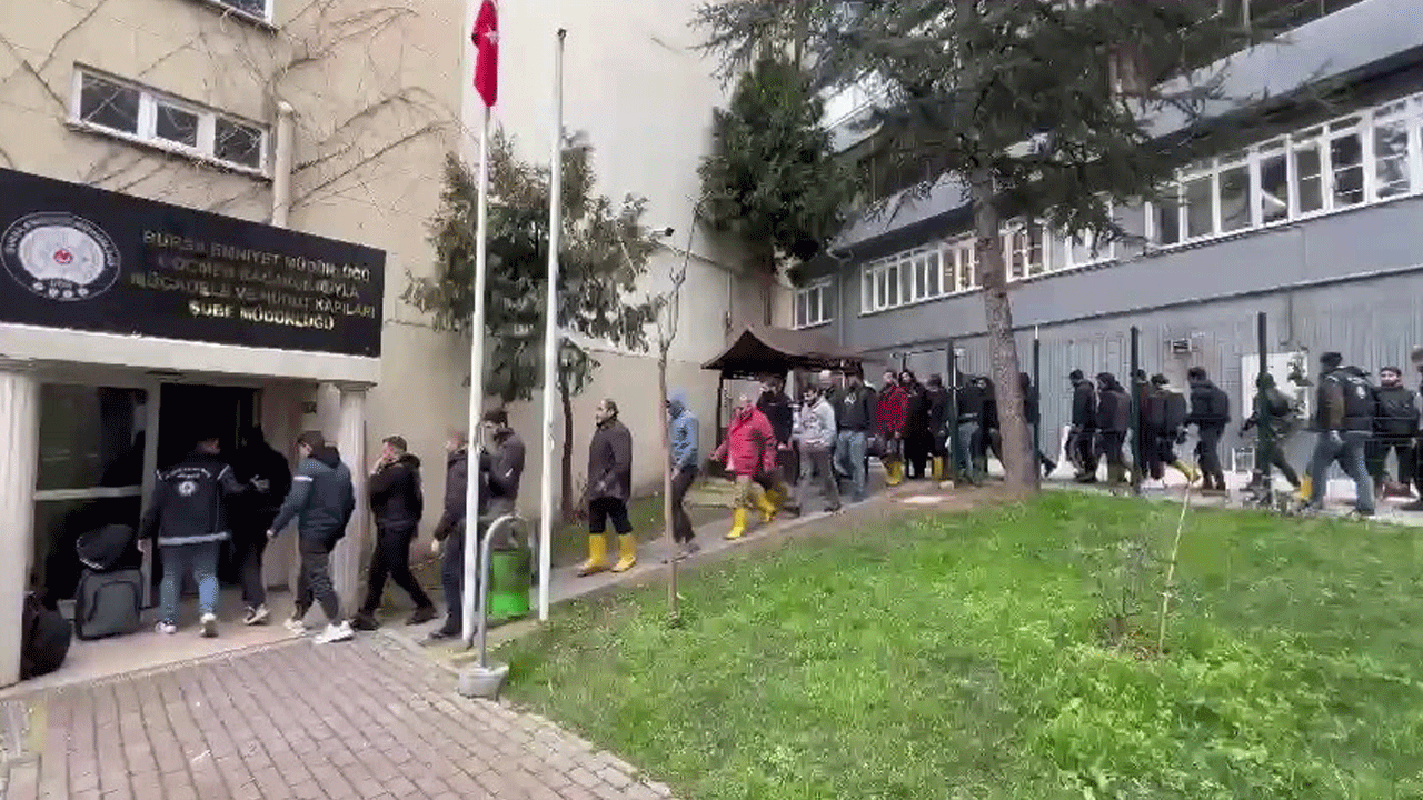 Bursa'da büyük operasyon