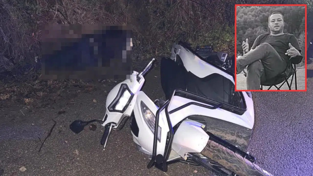 Bursa'da devrilen motosikletin sürücüsü hayatını kaybetti