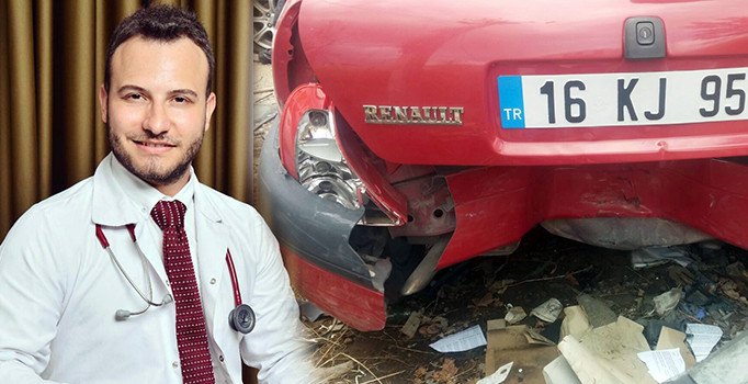 Bursa’da doktor olduğuna sevinemeden trafik magandasının kurbanı oldu