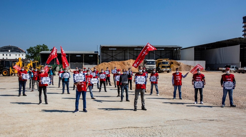 Bursa’da erken 1 Mayıs kutlaması 