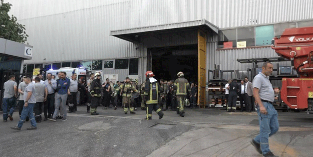 Bursa'da fabrikada korkutan yangın