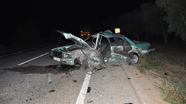 Bursa'da feci kaza: 1 ölü 2 yaralı