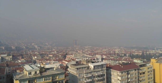 Bursa'da hava kirliliği önemli seviyede