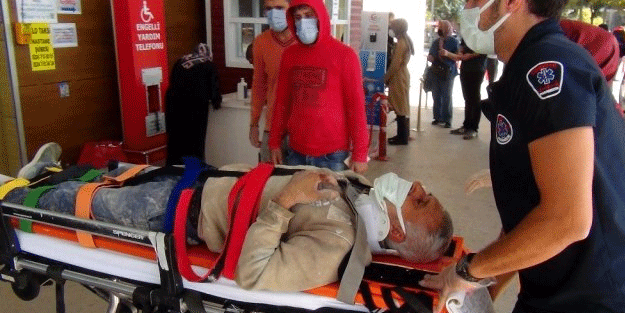 İskeleden düşen işçi ağır yaralandı
