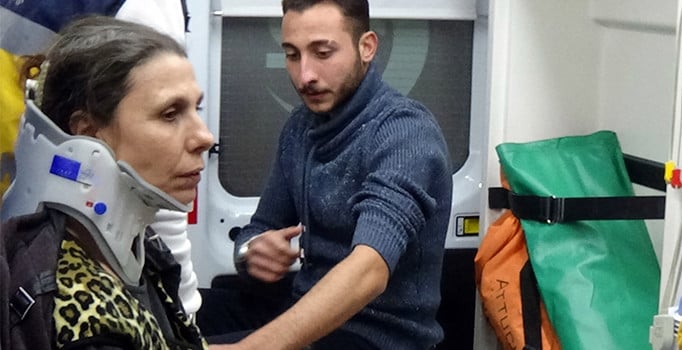 Bursa'da kaza yaptı, yaralı halde oğlunu düşündü