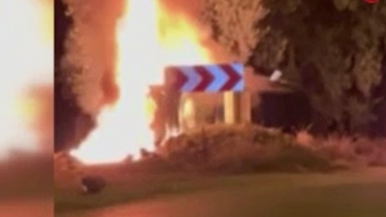 Bursa'da korku doldu anlar! Çevredekilerin gözü önünde alev alev yandı!