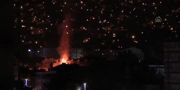 Bursa'da korkutan yangın