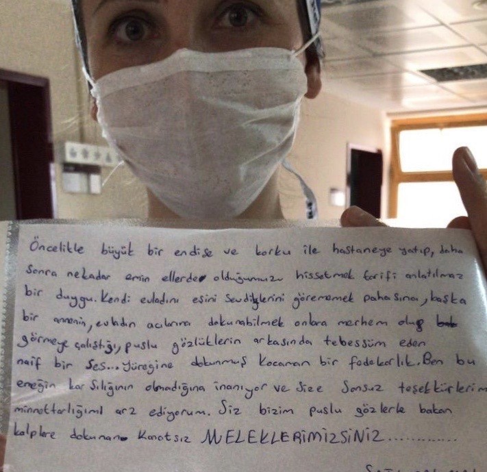 Bursa’da korona tedavisi gören çocuğun annesinden duygulandıran mektup 