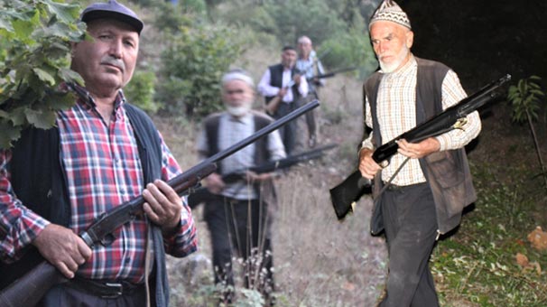 Bursa’da köyün dibine kadar gelince silahlarına sarıldılar! 7/24 nöbetteler...