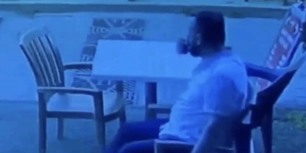 Bursa'da muazzam olay: Kahramanlığını yaptı, çayını içmeye devam etti