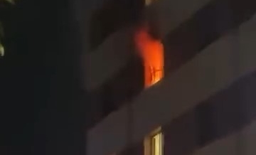 Bursa’da öğrenci yurdunda yangın