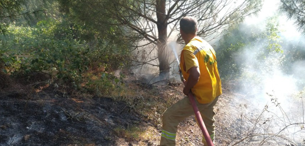 Bursa'da ormanlık alanda çıkan yangına temizlik işçisi sebep olmuş