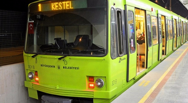 Bursa’da pazar günü metro ücretsiz hizmet verecek