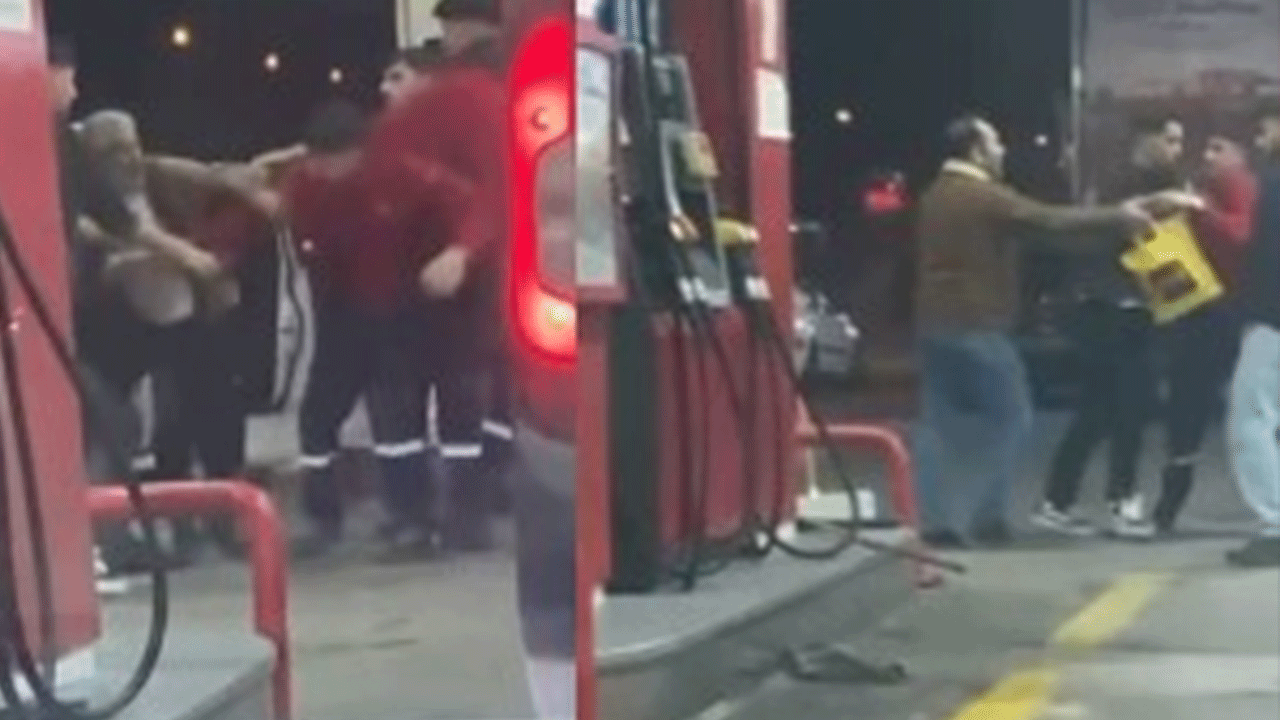 Bursa'da pompacı ile müşteri birbirine girdi! O anlar kameraya yansıdı!